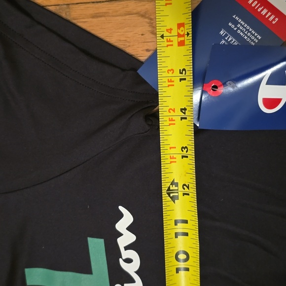 CHAMPION BRAND SIGNATURE BOYS BLACK SHORT SLEEVE SOCCER TEE-SHIRT SIZE SMALL - Picture 8 of 12